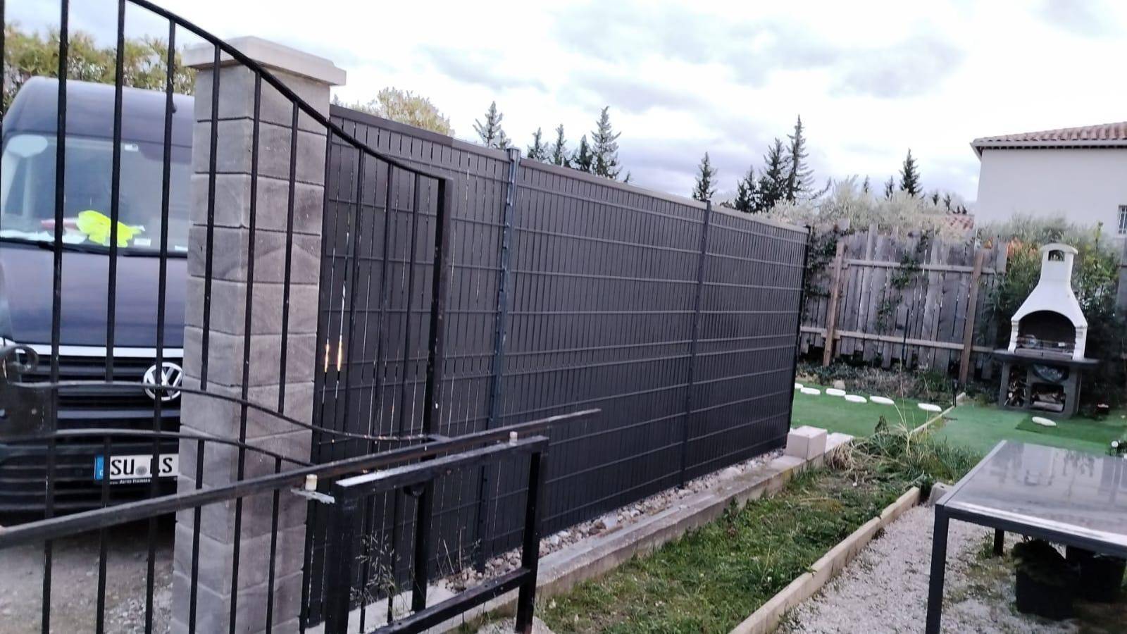 Réfection complète d'une clôture à Pélissanne