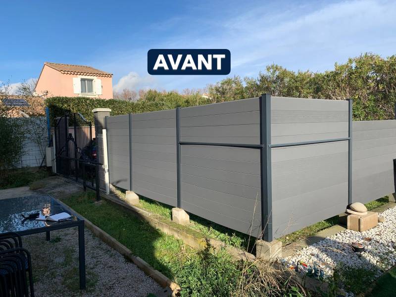 Réfection complète d'une clôture à Pélissanne